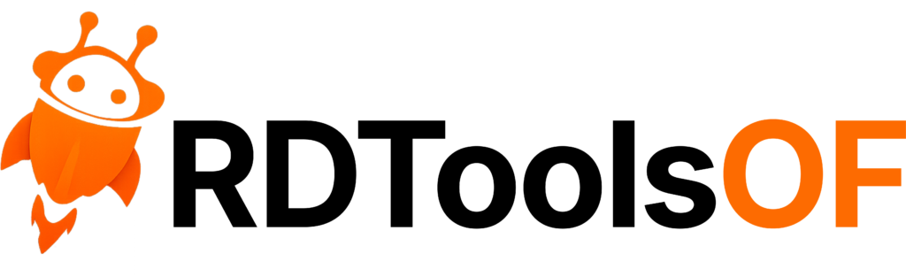 Logo RDToolsOF en Negro y Naranja